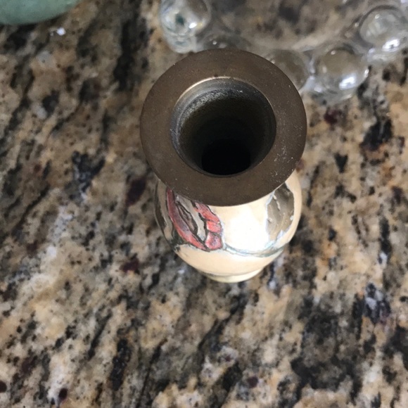 Oil burner, small vase,  and cigarette holder - Picture 2 of 8